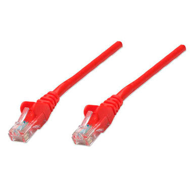 Intellinet 318952 Network Cable, Cat5e, UTP 1.0 m (3 ft.), Red