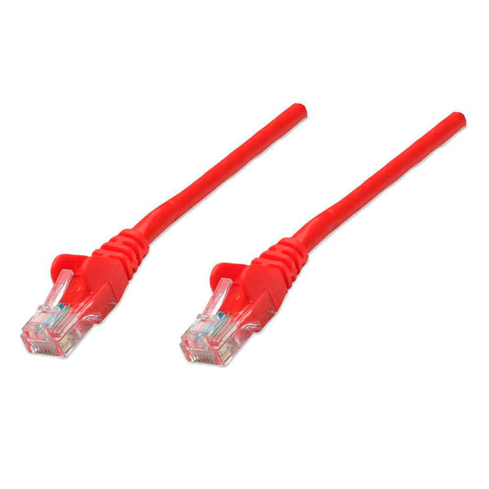 Intellinet 318952 Network Cable, Cat5e, UTP 1.0 m (3 ft.), Red