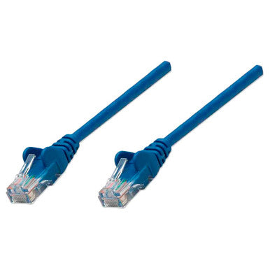 Intellinet 318983 Network Cable, Cat5e, UTP 2.0 m (7 ft.), Blue