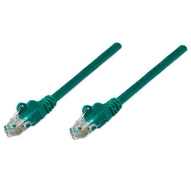 Intellinet 318990 Network Cable, Cat5e, UTP 2.0 m (7 ft.), Green