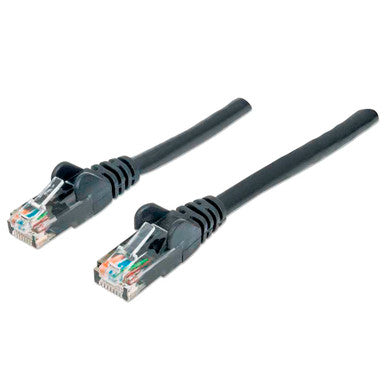 Intellinet Cat6 patch cable RJ-45 10.0 ft black category 6 RJ45 cable patch for gigabit applications