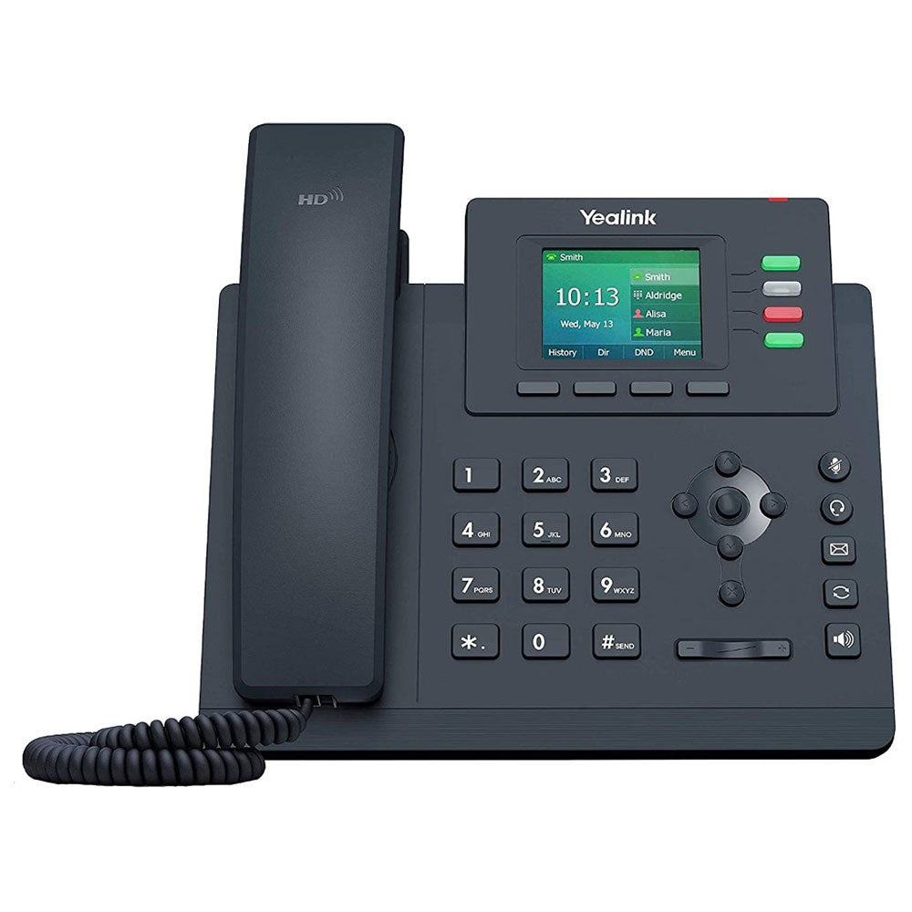 Yealink SIP-T33G Entry Level Gigabit IP Phone HD Voice 4 SIP Accounts PoE Color LCD