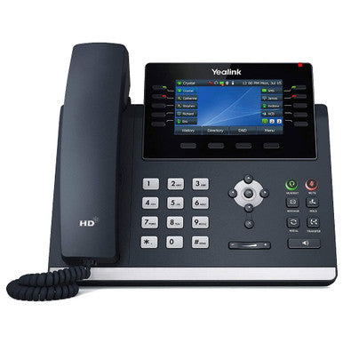 Yealink SIP-T46U DECT IP Multi-Cell System HD Voice Opus Codec Dual USB & Gigabit Ethernet Unified Firmware Multi Touch Support