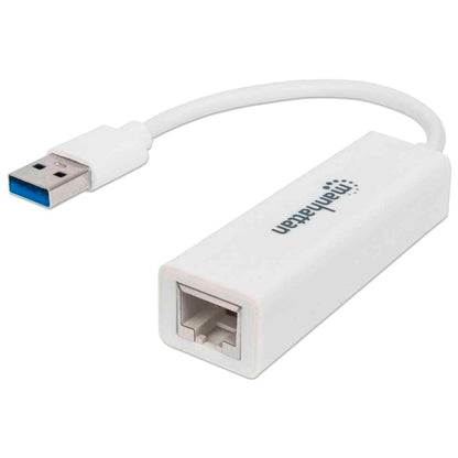 Manhattan 506847 USB 3.0 to Gigabit Network Adapter 10/100/1000 Mbps RJ45 Wake On LAN PXE Support