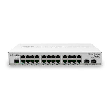 MikroTik CRS326-24G-2S+IN 24-Port Gigabit Cloud Router Switch with 2x 10G SFP+