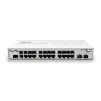 MikroTik CRS326-24G-2S+IN 24-Port Gigabit Cloud Router Switch with 2x 10G SFP+
