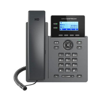 Grandstream GRP2602P 2 Line Essential IP Phone Full HD Audio PoE 5 Way Conferencing EHS Support Wi-Fi (GRP2602W)