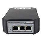 Intellinet 561488 2-Port Gigabit Ultra PoE Injector 50W/30W Power Output IEEE 802.3af/at Compliant 80W PoE Budget Wall-Mountable