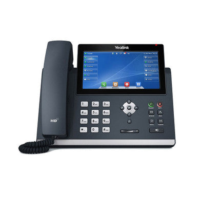 Yealink SIP-T48U Touchscreen IP Phone 7-Inch Color Display Dual USB Ports 16 SIP Accounts