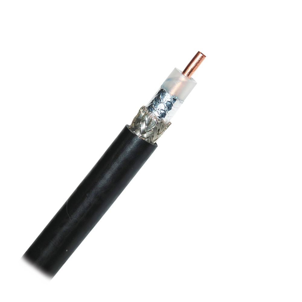 Belden 9913/1000 Cable Duobond II Shield + 90% Tinned Copper Braid, Insulation: Polyethylene Semi-Solid