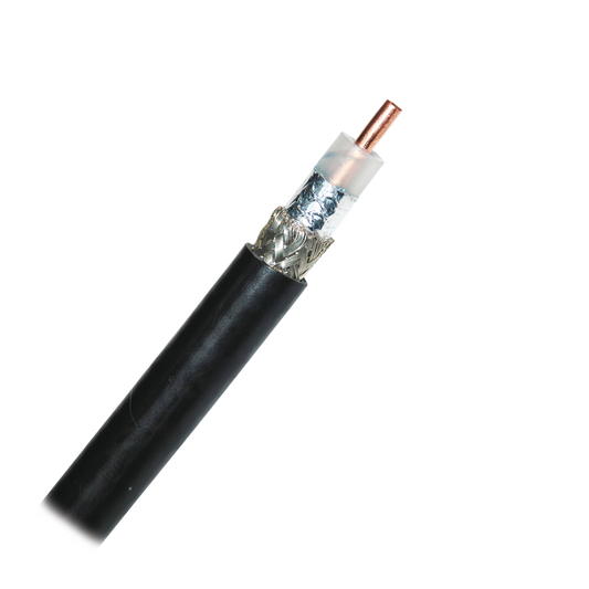 Belden 9913/1000 Cable Duobond II Shield + 90% Tinned Copper Braid, Insulation: Polyethylene Semi-Solid