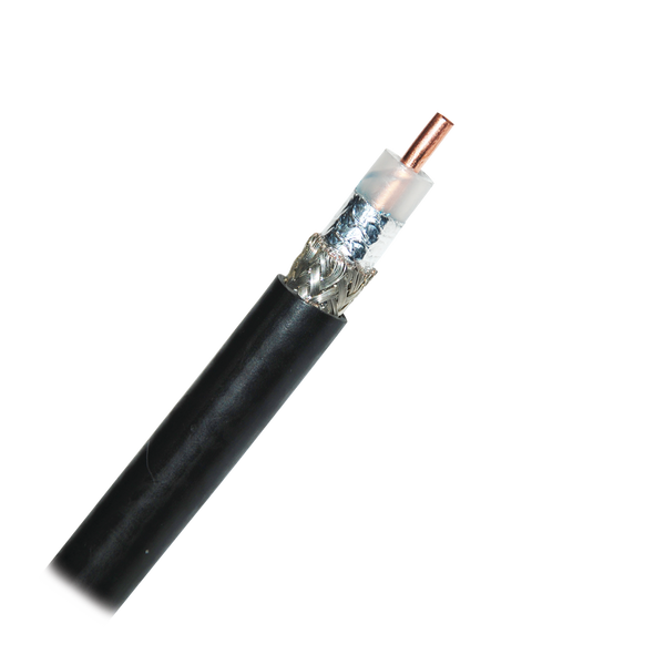 Belden 9913/1000 Cable Duobond II Shield + 90% Tinned Copper Braid, Insulation: Polyethylene Semi-Solid