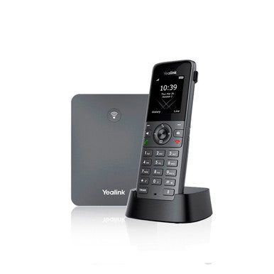 Yealink W73P DECT Phone System High-Performance SIP Cordless Phone Up to 20 Calls & 10 Handsets Opus Codec