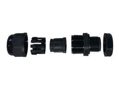 Tycon 5700028 Cable Gland 3-10mm 20mm Thread IP68 UV Resistant Nylon Outdoor Lock Nut Included