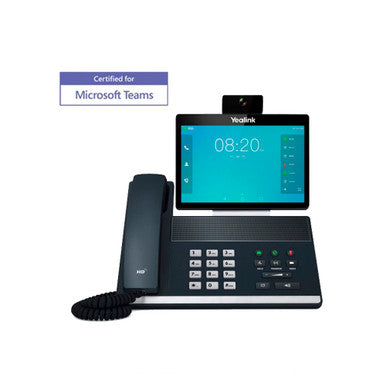 Yealink VP59 Smart Video Phone 8 inch Touch Screen HD Audio Microsoft Teams Certified Bluetooth & Wi-Fi Connectivity