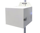 Tycon 12x14x15 inch Al Locking Outdoor Enclosure with ventilation. DIN rails. pole/wall mount