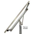 Tycon 250-260W Complete Top of Pole mount for two solar panels. Includes flange base pole and cement anchors