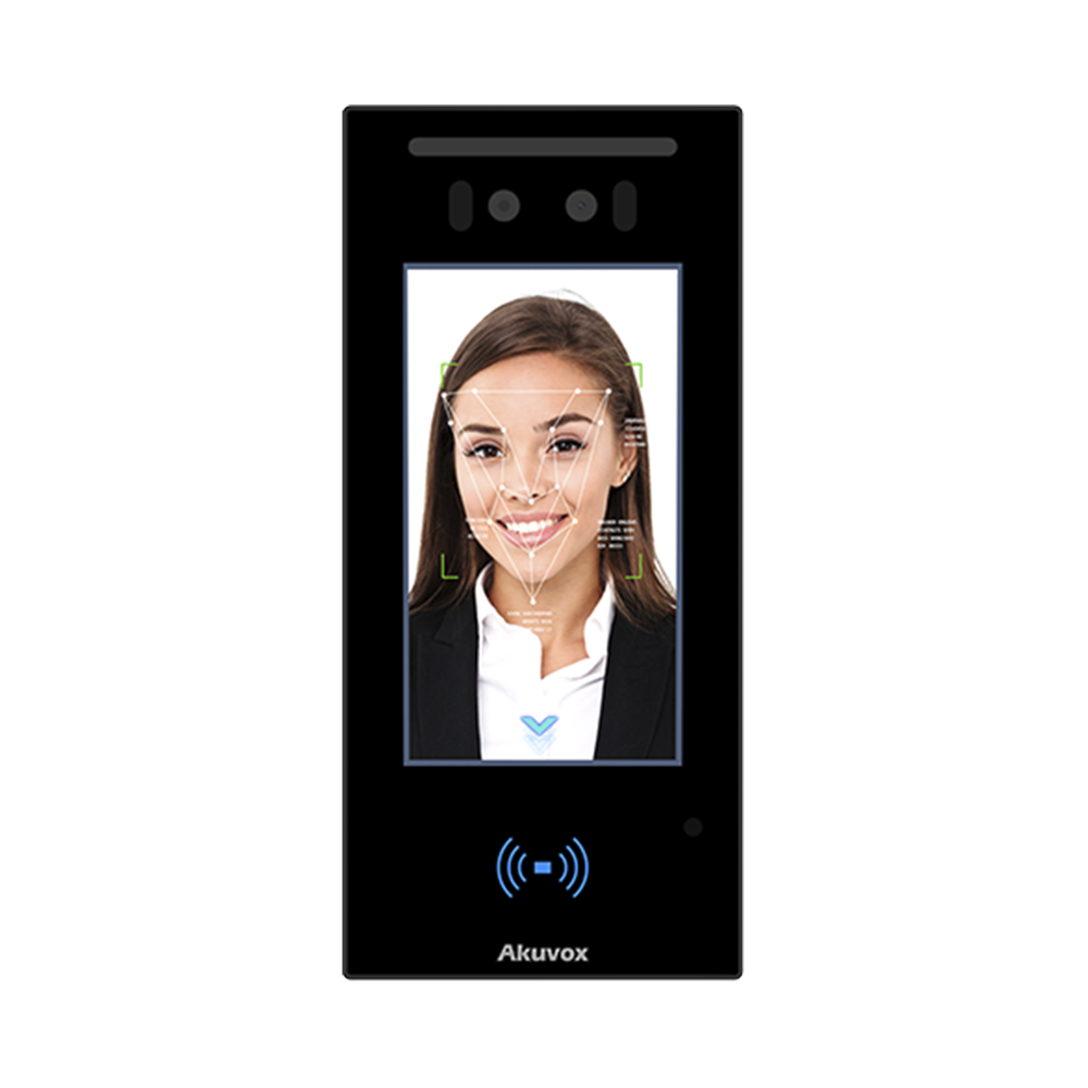 Akuvox A05C Biometric Reader for Access Control / 20,000 Faces / Web Management / QR Code / BLUETOOTH