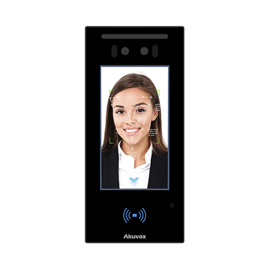 Akuvox A05C Biometric Reader for Access Control / 20,000 Faces / Web Management / QR Code / BLUETOOTH