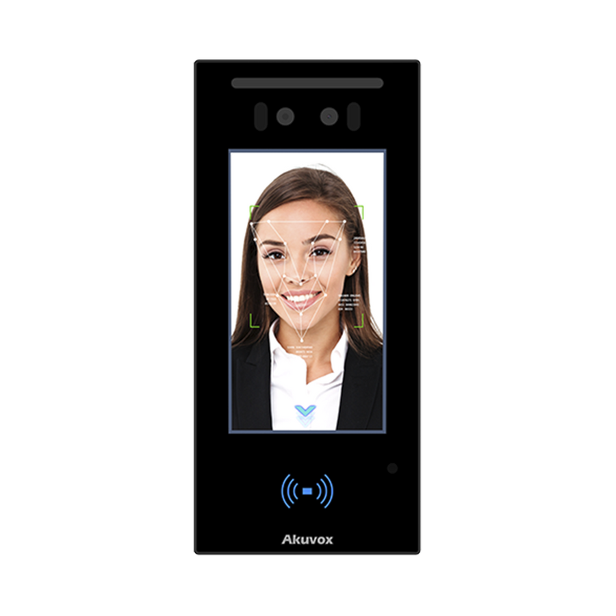 Akuvox A05C Biometric Reader for Access Control / 20,000 Faces / Web Management / QR Code / BLUETOOTH