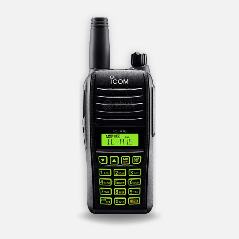 Icom A16 VHF Aviation Air Band Handheld Transceiver IC