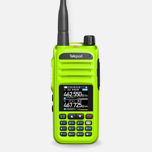 Talkpod A36PLUS GMRS/HAM Handheld Two Way Radio Walkie Talkie VHF UHF AIRBAND