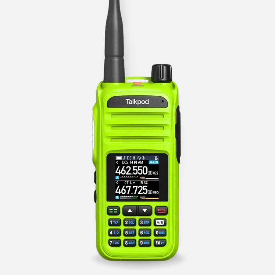 Talkpod A36PLUS GMRS/HAM Handheld Two Way Radio Walkie Talkie VHF UHF AIRBAND