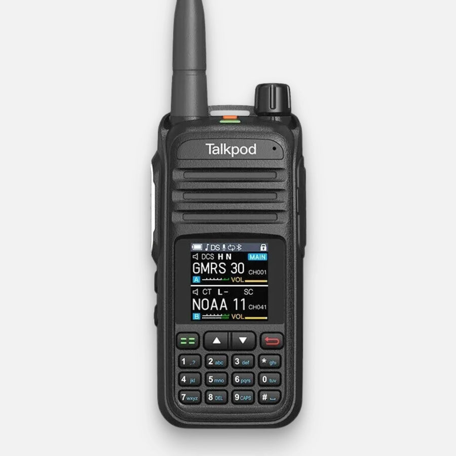 Talkpod A36Plus Black Dual-Band 8W Ham Radio Transceiver IP54