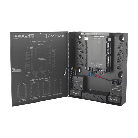 Rosslare AC-825IP-U(US) 4 Reader Scalable Networked Access Controller, Up to 56 Readers, Network Board, Up to 100,000 Users