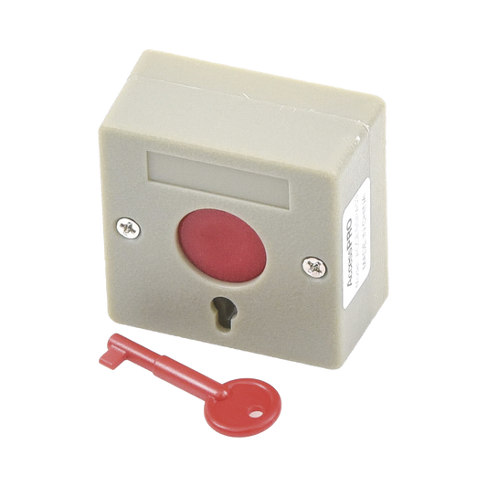 Accesspro ACCESSPA53 Fireproof Panic Button / Reset with Key / Compact Design for Easy Installation