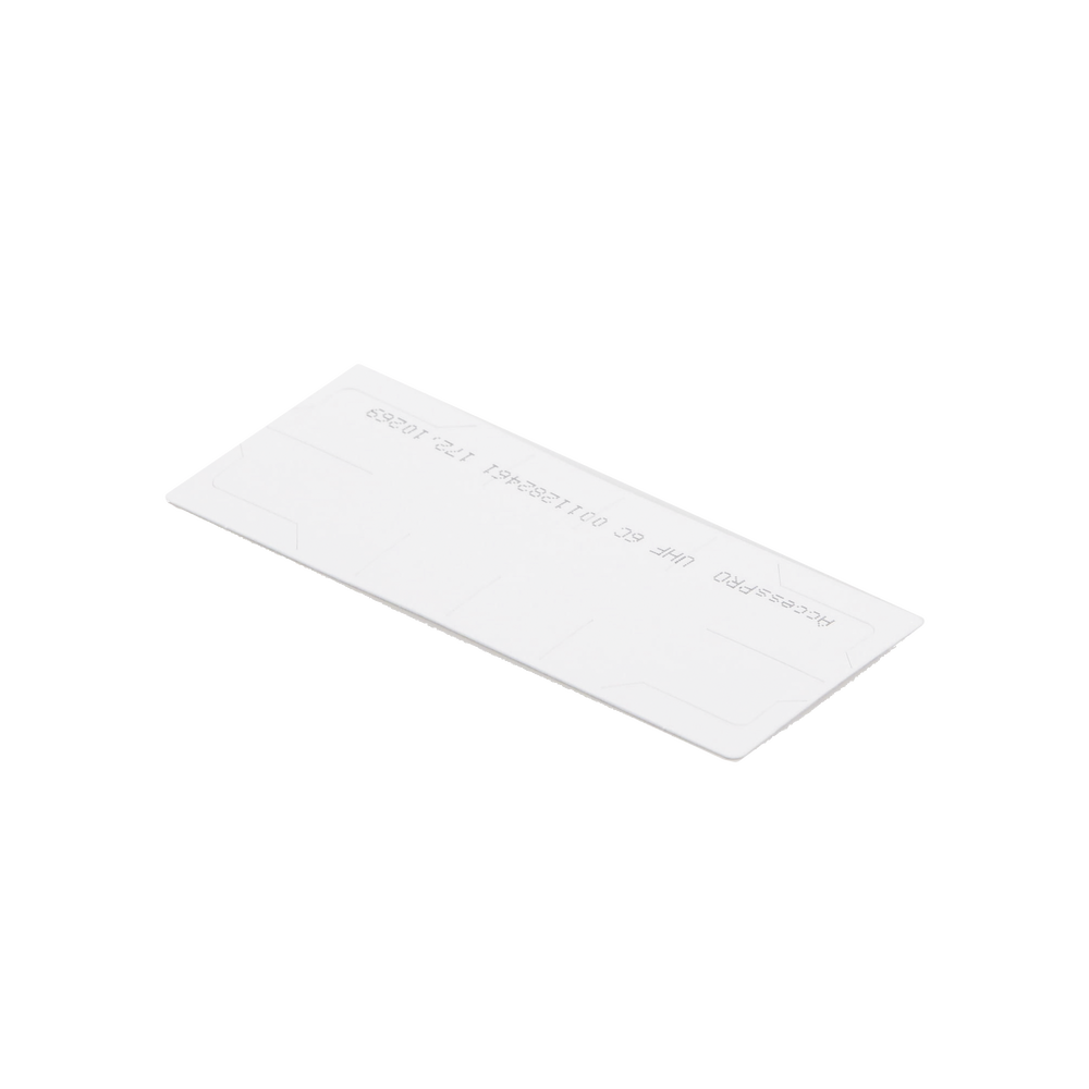 Accesspro ACCESSTAGV2 UHF Windshield Inlay Label TAG / EPC GEN 2 / Adheres to Car Windshield / Compatible with Long Range Readers PRO12RF and PRO6RF