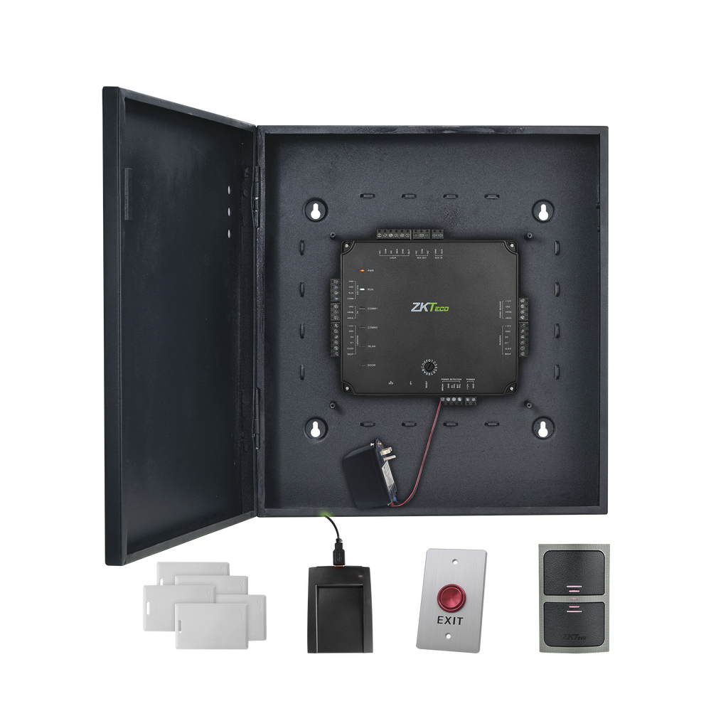 Zkteco ATLAS-100-KIT-US 1 Door Access Control Kit / 5,000 Users / 10,000 Events / PoE / No Software Required