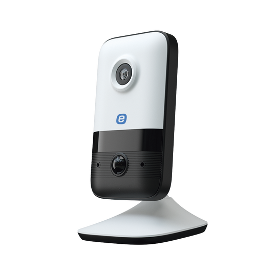 Epcom XC42W-GEN3 4 Megapixel IP Cube / 2.1 mm Lens / WiFi / H.265+ / 32ft (10m) IR / Integrated Microphone and Speaker (two-way audio) / Indoor / Micro SD / Compatible with E-Connect App