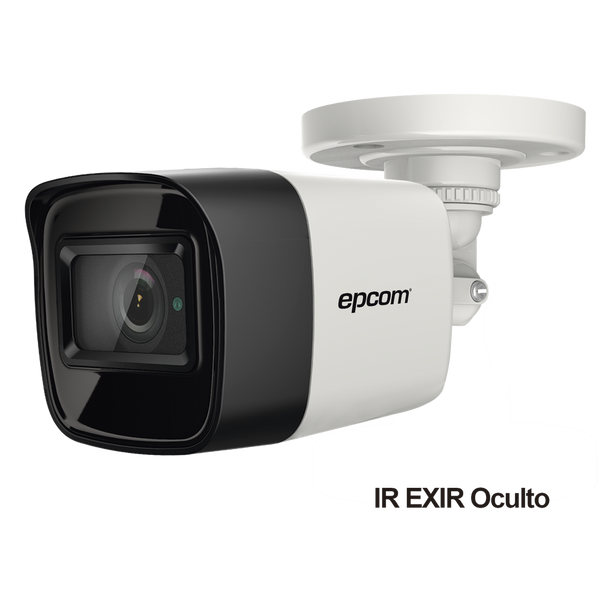 Epcom Professional B4K-TURBO 4K Bullet camera TURBOHD / 2.8 mm Lens / IR EXIR up to 30 mts / IP67 / 12 VDC / 4 Technologies (TVI / AHD / CVI / CVBS)
