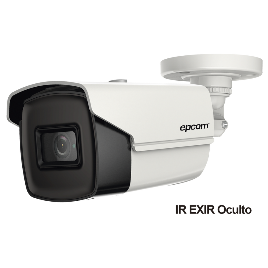 Epcom Professional B4K-TURBO-X 4K Bullet TURBOHD / 2.8 mm Lens / IR EXIR up to 60 m / IP67 / 12 Vcc / 4 Technologies (TVI / AHD / CVI / CVBS)