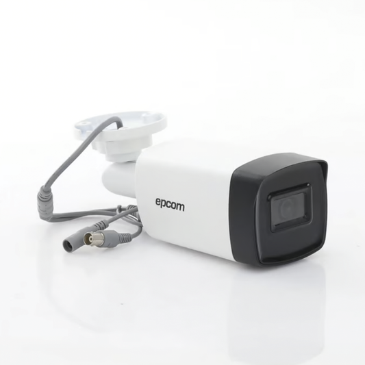 Epcom Professional B50-TURBO-G2X(B) TURBOHD Bullet Camera 5 Megapixel / 2.8 mm Fixed Lens / 4 Technologys (TVI / AHD / CVI / CVBS) / 40 mts IR EXIR / IP67 / dWDR