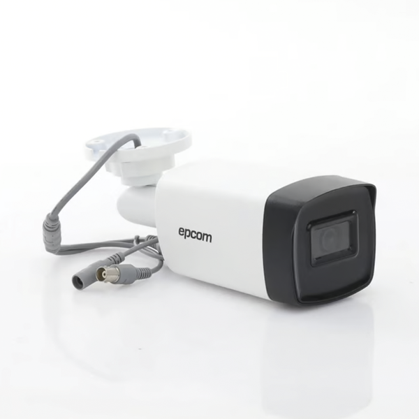 Epcom Professional B50-TURBO-G2X(B) TURBOHD Bullet Camera 5 Megapixel / 2.8 mm Fixed Lens / 4 Technologys (TVI / AHD / CVI / CVBS) / 40 mts IR EXIR / IP67 / dWDR