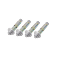 Linkedpro BARREN-ANCLA 4-Piece Kit, 3/8" x 3" Expansion Bolts with 1/2" Anchors