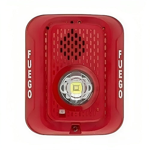 System Sensor P2RLED-SP L-Series Horn Strobe 2W Red Wall