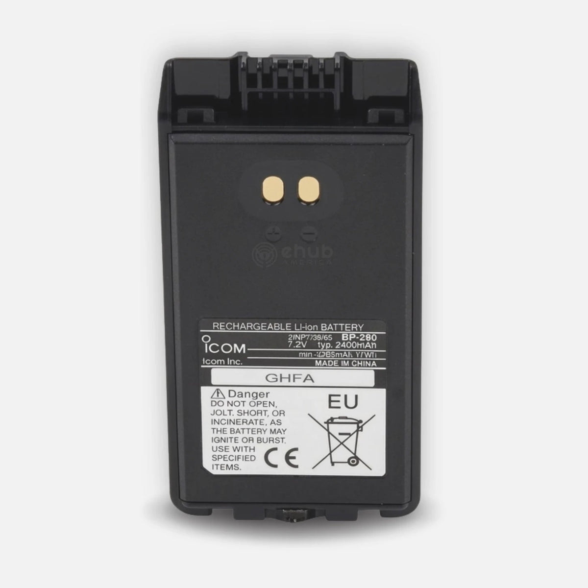 Icom BP-280 Li-ion Battery Pack 7.2V 2280mAh IC-F1100 / 2100D IP67