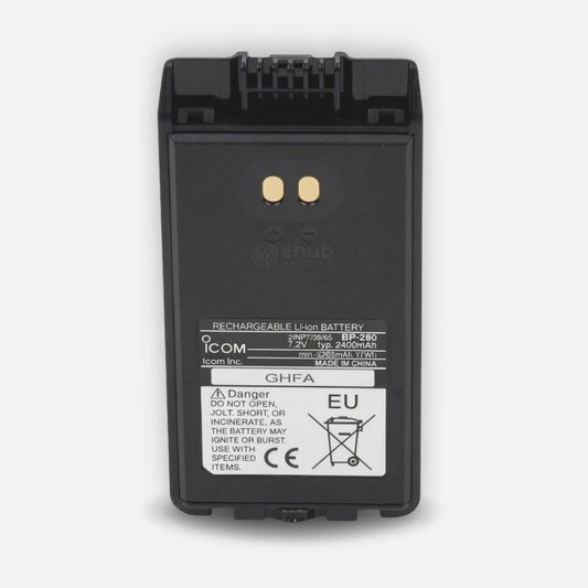 Icom BP-280 Li-ion Battery Pack 7.2V 2280mAh IC-F1100 / 2100D IP67