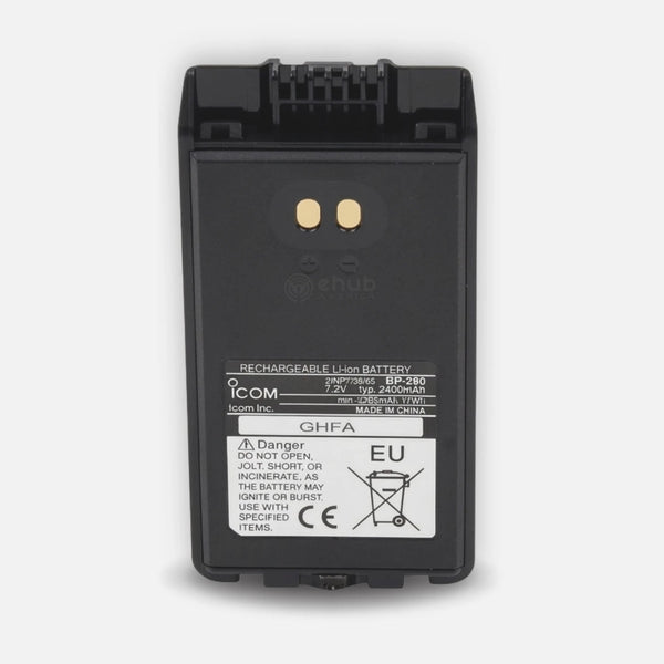 Icom BP-280 Li-ion Battery Pack 7.2V 2280mAh IC-F1100 / 2100D IP67
