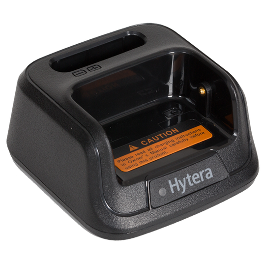 Hytera CH10L22 BD3i Standard Drop-In Single Unit Charger, dual pocket design