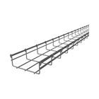 Charofil CH-54-150EZ Wire Mesh Cable Tray, Electro Galvanized, up to 129 Cat6 Cables, Section 9.84ft (3 m), (2.13 / 5.91 inches) 54/150 mm Width