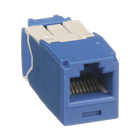 Panduit CJ6X88TGBU The Category 6A, RJ45, 8-position, 8-wire, 10 Gb/s UTP Mini-Com universal jack module has TG-style termination and is Blue