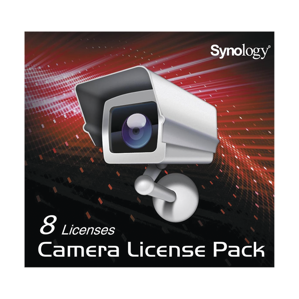 Synology CLP-08 License for 8 IP Cameras in SYNOLOGY Servers