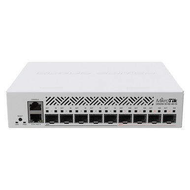 MikroTik CRS310-1G-5S-4S+IN 10G SFP+ Managed Fiber Switch 5× SFP, 4× SFP+
