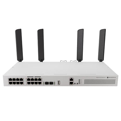 MikroTik CRS418-8P-8G-2S+5axQ2axQ-RM-US 16-Port PoE+ L3 Switch with 10G SFP+ & Wi-Fi 6 RouterOS (US Version)
