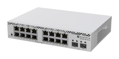 MikroTik CSS318-16G-2S+IN 16-Port Gigabit Cloud Smart Switch with 2x 10G SFP+