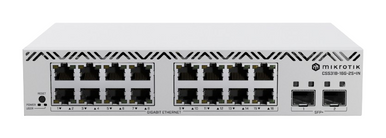 MikroTik CSS318-16G-2S+IN 16-Port Gigabit Cloud Smart Switch with 2x 10G SFP+